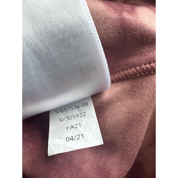 Athleta Salutation Stash Pocket II Tie Dye 7/8 Tight Leggings Red Women's Size S - Picture 5 of 7